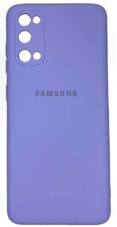 Накладка для Samsung Galaxy S20 Silicone cover лаванда