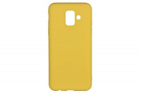 Накладка для Samsung Galaxy A6 (2018) Silicone cover коричневая