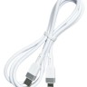 Usb Кабель-зарядка Type-C на Lightning Hoco X109 2.4A 1м силиконовый белый