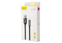 Usb Кабель-зарядка Lightning Baseus X-type Light Cable 1м (CALXD-B01) чёрный