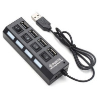 USB-HUB Китай 4 порта, P-1020 черный