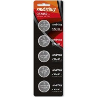 Литиевый элемент питания Smartbuy CR2450/5B (100/2000) SBBL-2450-5B