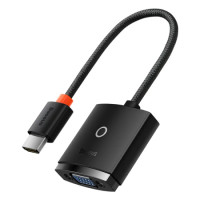 Переходник Baseus Lite series HDMI на VGA +3.5мм/MicroUSB WKQX010101 черный