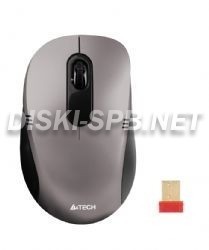 Мышь беспроводная A4Tech G9-630 серая