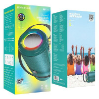 Bluetooth колонка Borofone BR13 BT5.0/1200mAh/4ч/10Вт/TF/AUX хаки