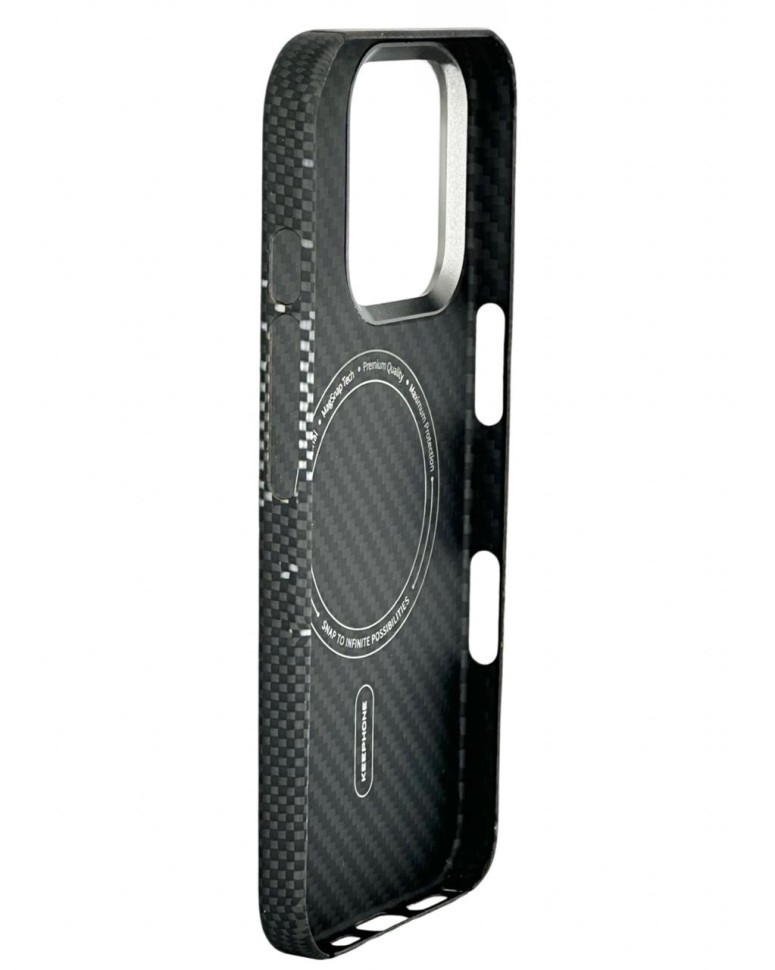 Накладка для i-Phone 16 Pro Keephone Kevilar Seanova MagSnap черный