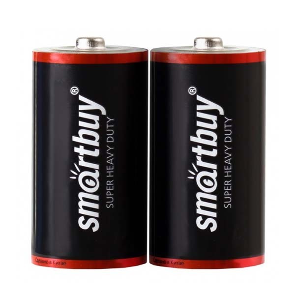Батарейка солевая Smartbuy R20/2B (24/288) SBBZ-D02S