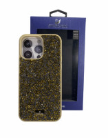 Накладка для i-Phone 14 Pro Max 6.7&quot; Swarovski золотой