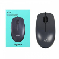 Мышь проводная Logitech M90 USB/DPI 1000/3 кнопки/1.8м серая