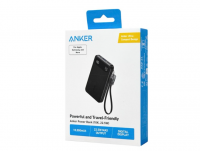 Powerbank Anker (A1257) 10000mAh 1USB/2C с проводом Type-C черный