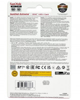 SDXC карта памяти Sandisk 128GB Extreme V30 UHS-I U3 (180 Mb/s) SDSDXVA-128G-GNCIN