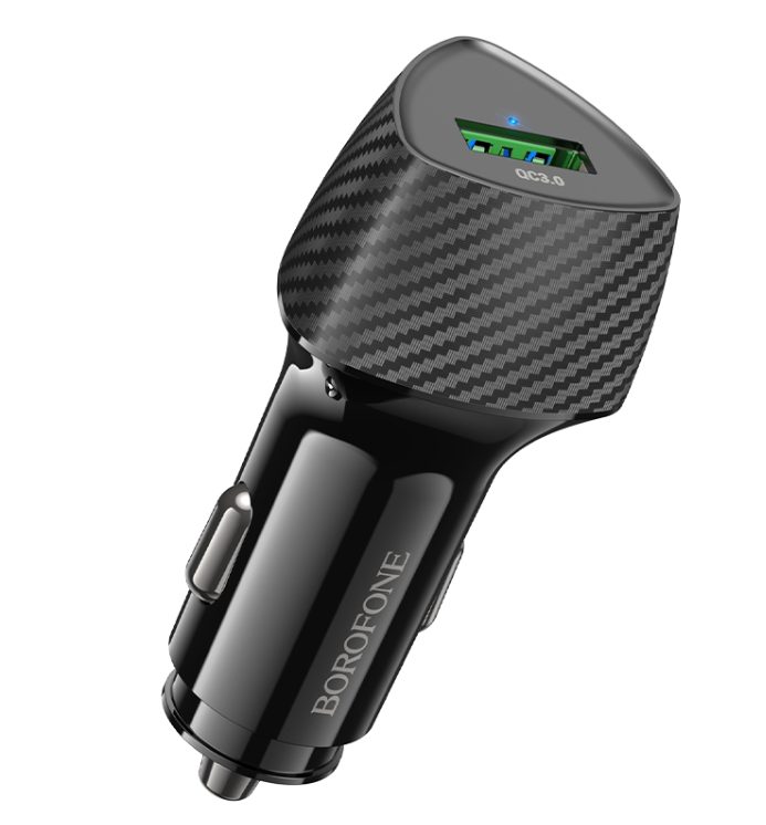 Автомобильное заряд. устр. Borofone BZ31 1USB 3A 18W черный