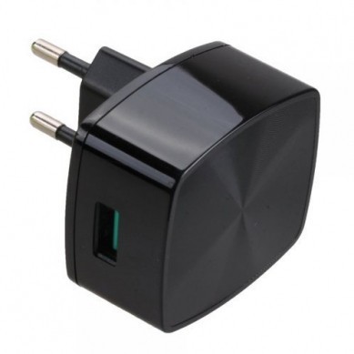 Сетевое зар. устр. Hoco C26 1USB Qualcomm 3.0, черное