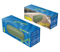 Bluetooth колонка Borofone BR11 BT5.0/1200mAh/5ч/6Вт/TF/AUX зеленая