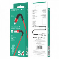 Usb Кабель-зарядка Micro Borofone BX32 Munificent 5A 1м красный
