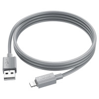 Usb Кабель-зарядка Lightning Hoco X107 1м 2.4A серый