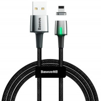 Usb Кабель-зарядка Lightning Baseus Zinc Magnetic 2м (CALXC-B01) черный