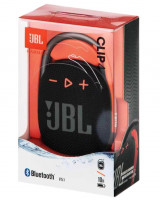 Bluetooth колонка JBL Clip 4 чёрно-оранжевая