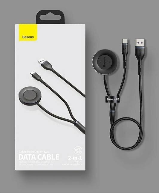 Док-станция Baseus Cafule One-for-two Type-C Huawei Mobile and Watch CA1T2-G1 черная