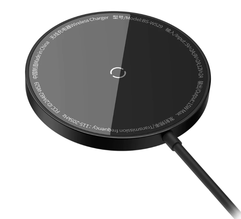 Беспроводное зарядное устройство Baseus Simple Mini 3 Magnetic Wireless 15W CCJJ040001 черное