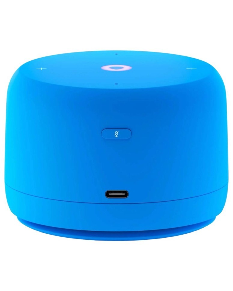 Умная колонка Яндекс Станция Лайт 2 с часами синяя