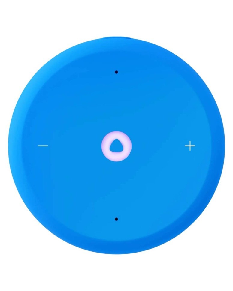 Умная колонка Яндекс Станция Лайт 2 с часами синяя