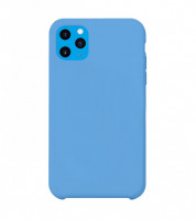 Накладка для i-Phone 13 Pro Max Silicone icase под оригинал, камера закрыта №53 небесная