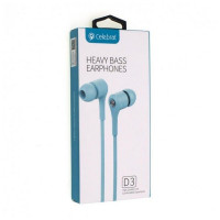 Наушники с микрофоном Celebrat D3 1.2м синие