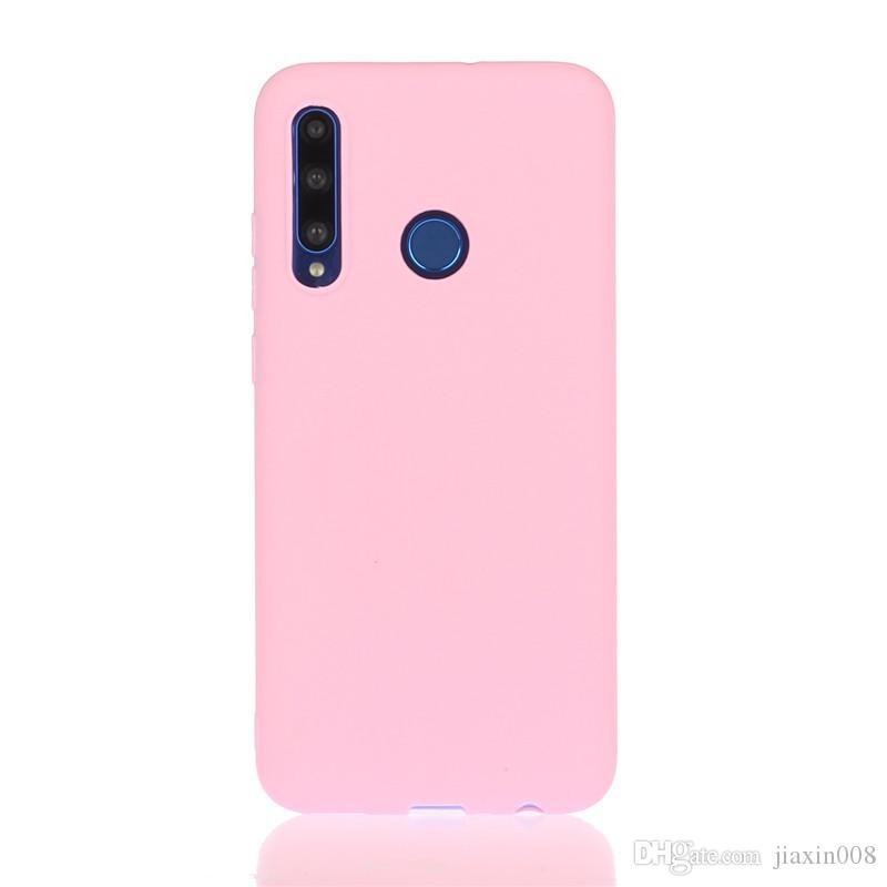 Накладка для Huawei Y9 Prime (2019)/P Smart Z Silicone cover розовая