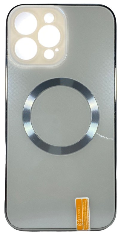 Чехол-накладка для i-Phone 13 Pro Max Magsafe пластик белый