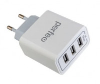 Сетевое зар. устр. Perfeo I4647 3USB 5A белое