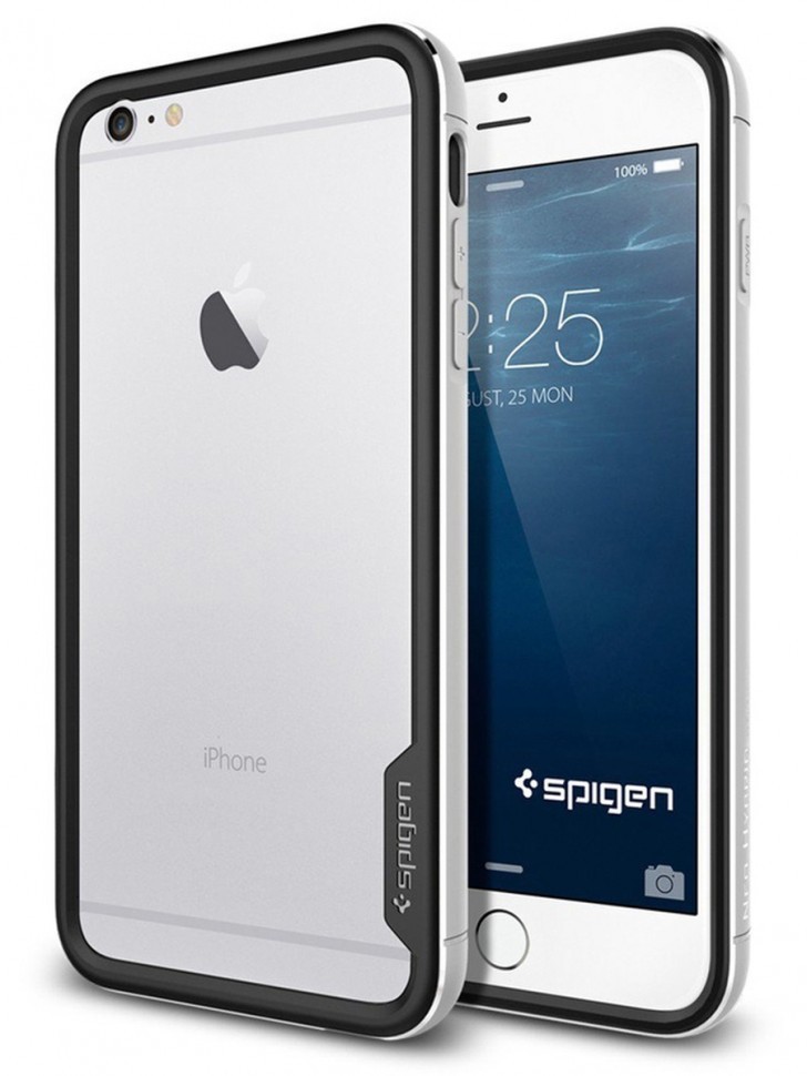 Бампер Spigen для i-Phone 6 Plus " Neo Hybrid Ex Metal Series SGP11191 серебристый