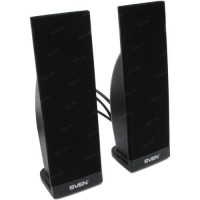 Акустическая система 2.0 Sven 230, мощность 4Вт, USB, чёрная