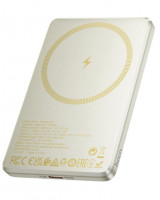 Powerbank с беспроводной зарядкой MagSafe Hoco Q26 5000mAh 1USB-C 20W золотой