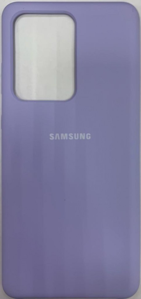 Накладка для Samsung Galaxy S20 Ultra Silicone cover лаванда