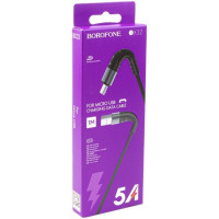 Usb Кабель-зарядка Micro Borofone BX32 Munificent 5A 1м черный