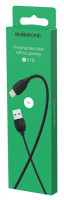 Usb Кабель-зарядка Lightning Borofone BX19 Benefit 2.4A 1м силиконовый черный