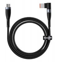 Кабель-переходник Baseus Zinc Magnetic Lenovo Laptop Type-C на DC 100W 2м CATXC-U01 угловой черный