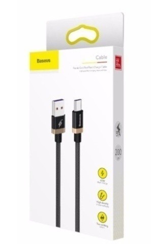 Usb Кабель-зарядка TYPE-C Baseus 5A 1м (CATZH-AV1) чёрный