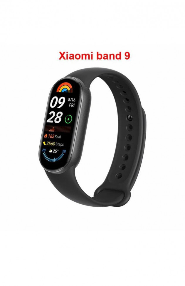 Фитнес-браслет Xiaomi Mi Band 9 черный глобальный версия