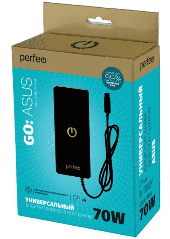 Блок питания для ноутбуков ASUS Perfeo 70W (ULA-70A)