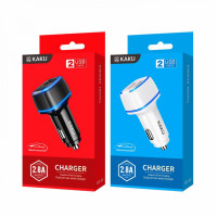 Автомобильное заряд. устр. Kaku KSC-504 2USB 2.8А черное
