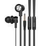 Наушники с микрофоном Celebrat D9 1.2м плоские черные
