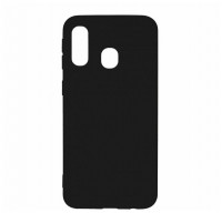 Накладка для Samsung Galaxy A40 Silicone cover черная