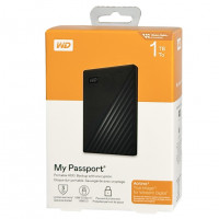 Внешний жесткий диск 1TB WD My Passport (WDBYVG0010BBK-WESN) черный