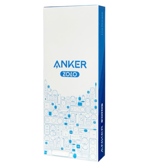 Powerbank Anker Zolo (1688) 10000mAh 30W 1USB/1C с проводом Type-C белый