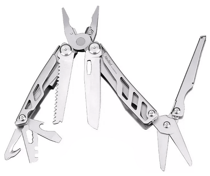 Мультитул с чехлом NexTool Flagship Pro (16 функций) KT5020B/NE0105 серебристый