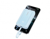 Powerbank Anker Zolo (1688) 10000mAh 30W 1USB/1C с проводом Type-C синий