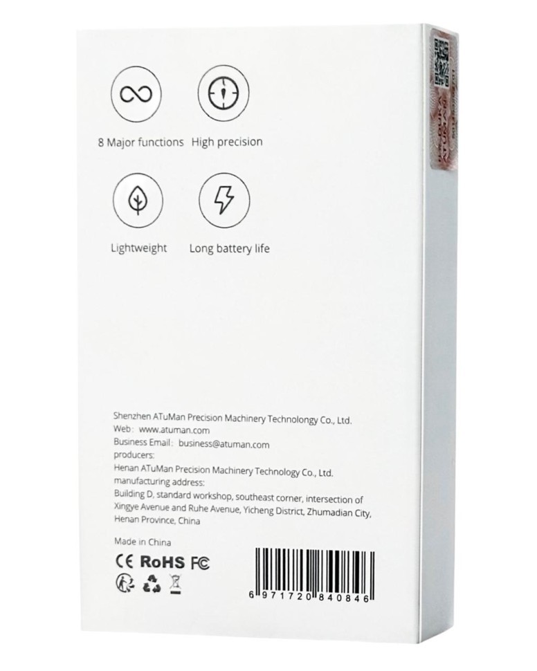 Умная рулетка Xiaomi Duka Small Q Ruler чёрная