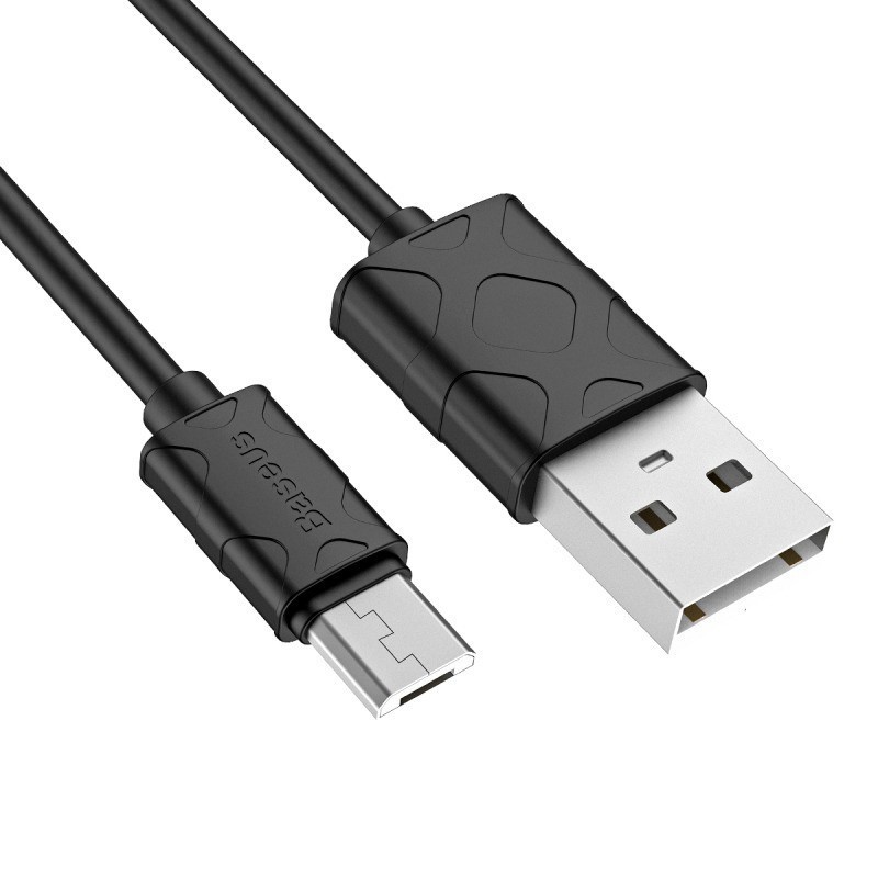 Usb Кабель-зарядка Micro Baseus Yaven 2.1A 1м (CAMUN-01) черный